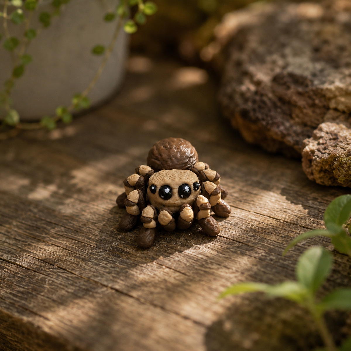 Araignée Fidget — fidget articulé sensoriel imprimé en 3D par Minelys, jouet anti-stress pour enfants, TDAH/TSA et adultes