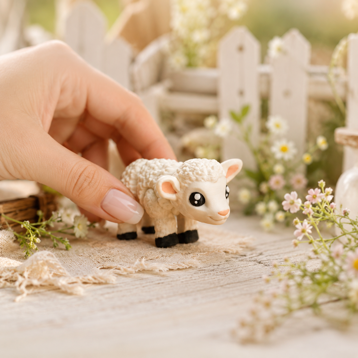 Petit Agneau Figurine