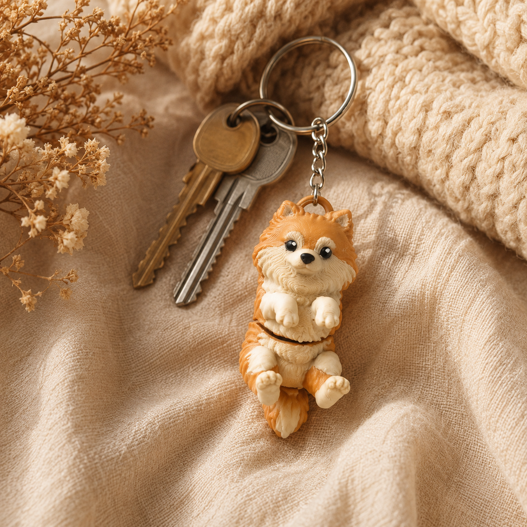 Porte-clef Poméranien