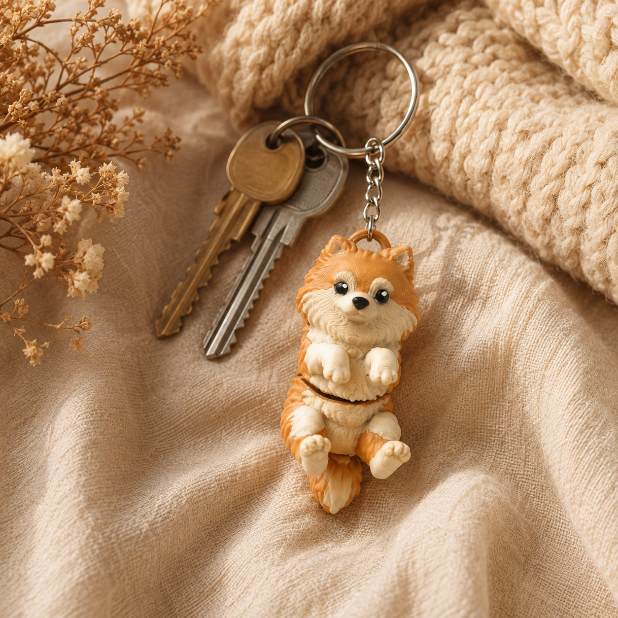 Porte-clef Poméranien