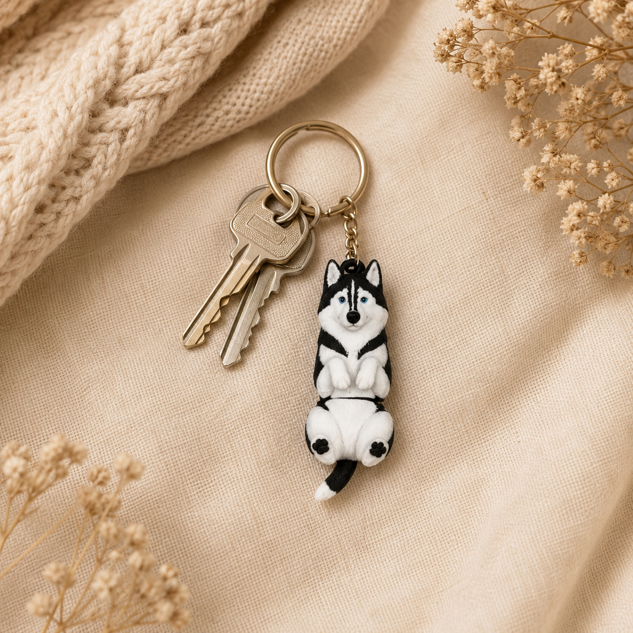 Porte-clef Husky