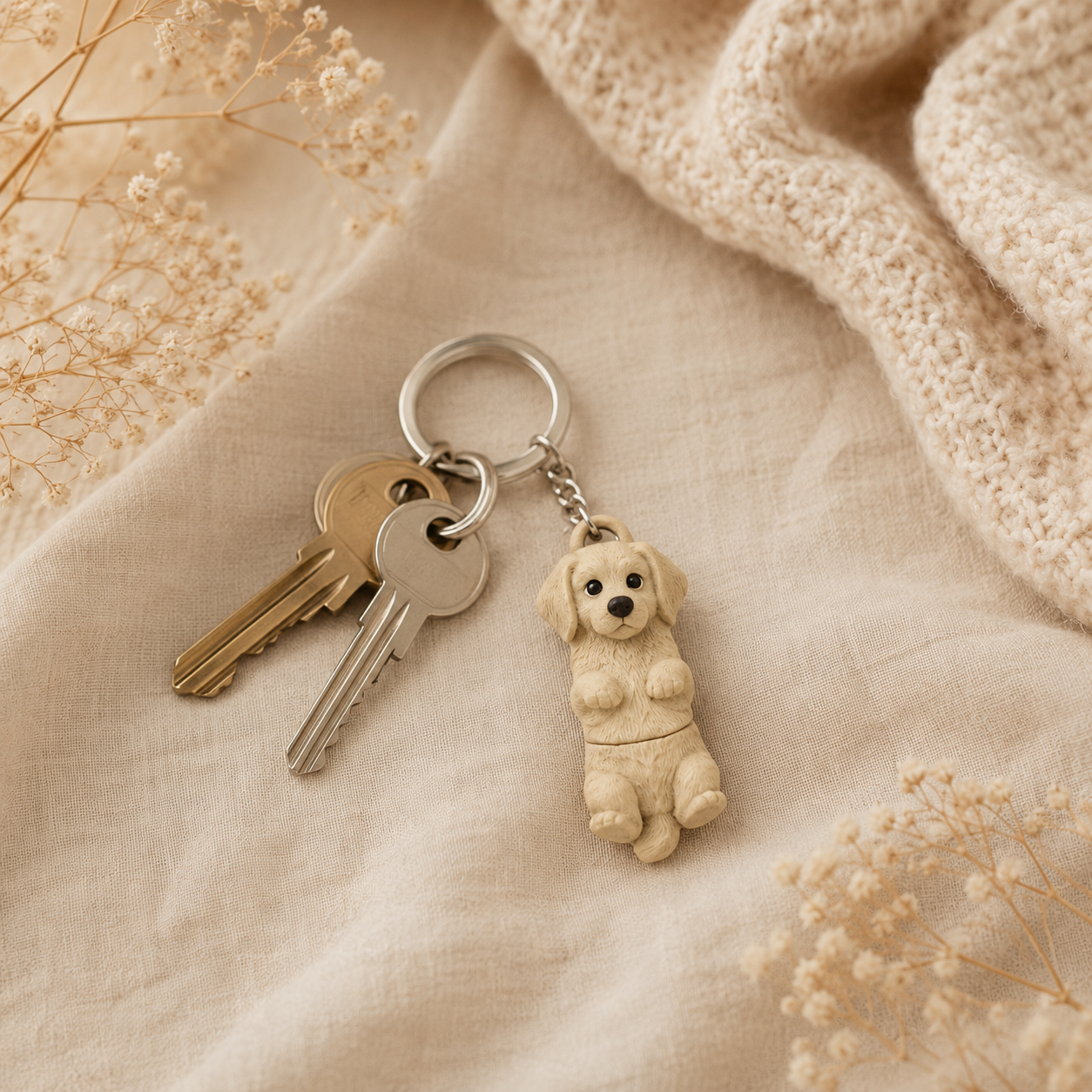Porte-clef Golden Retriever