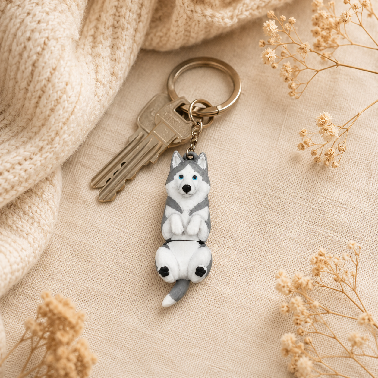 Porte-clef Husky