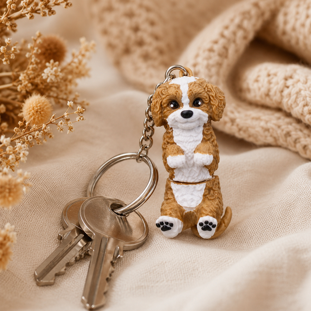 Porte-clef Cavapoo