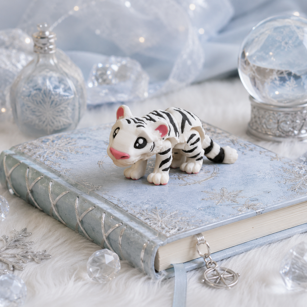 Bébé Tigre Blanc Fidget