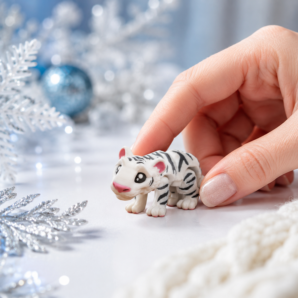Bébé Tigre Blanc Fidget
