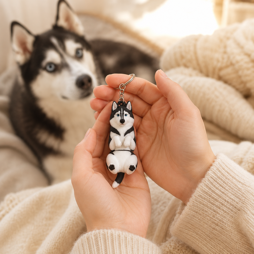 Porte-clef Husky
