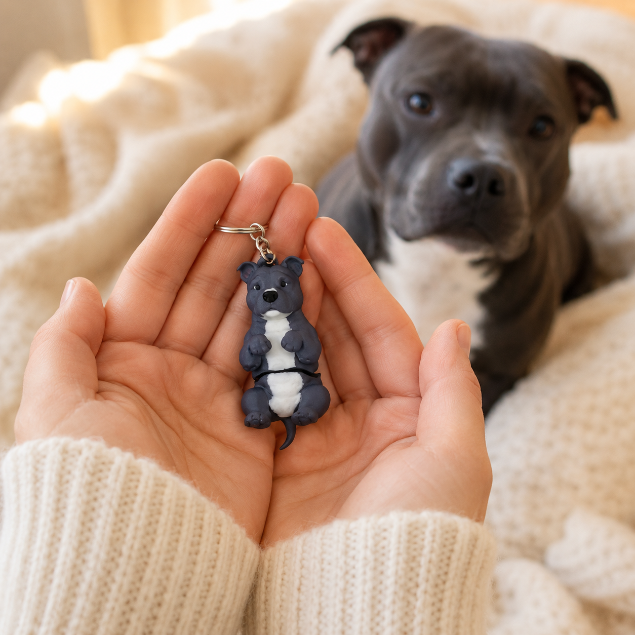 Porte-clef Staffy