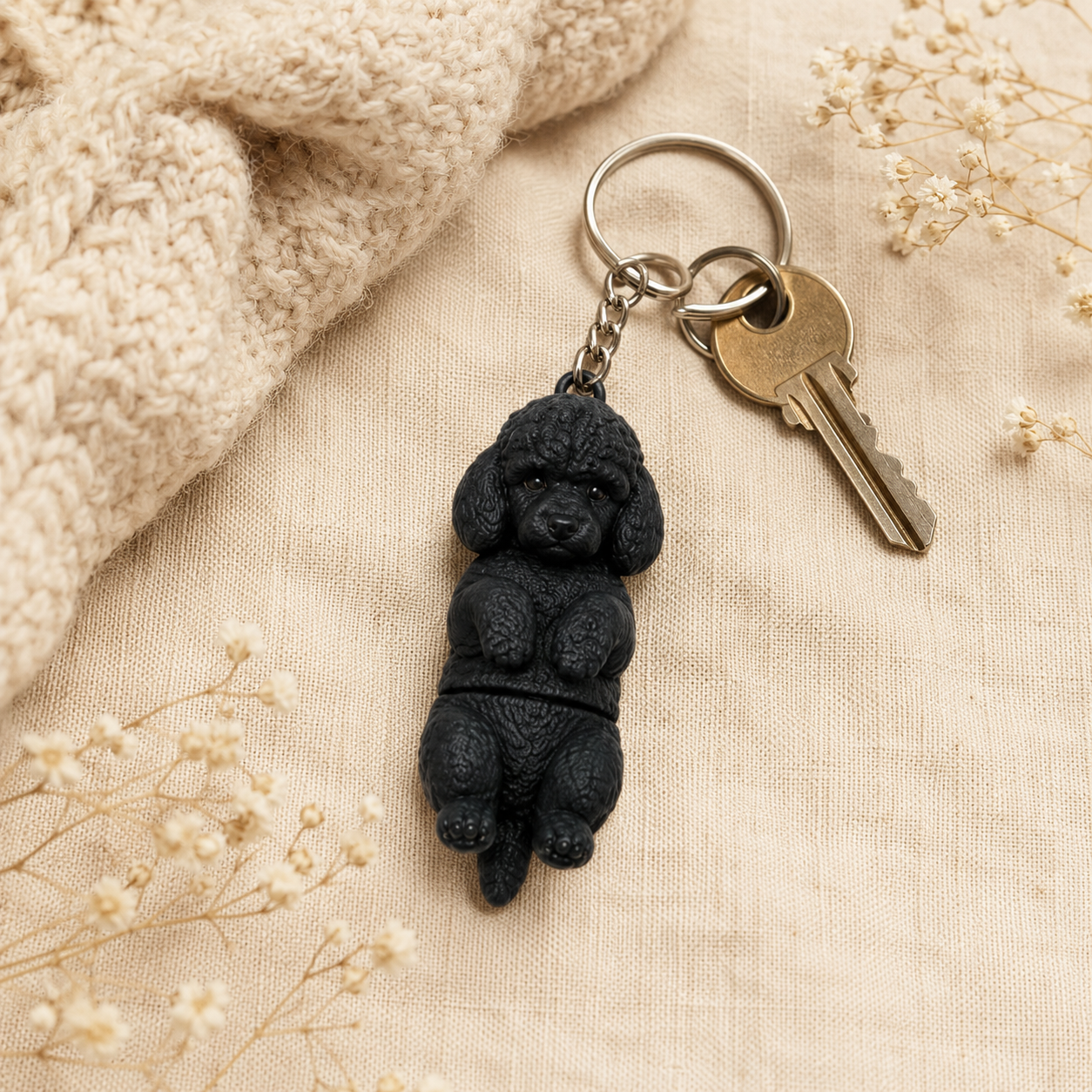 Porte-clef Caniche